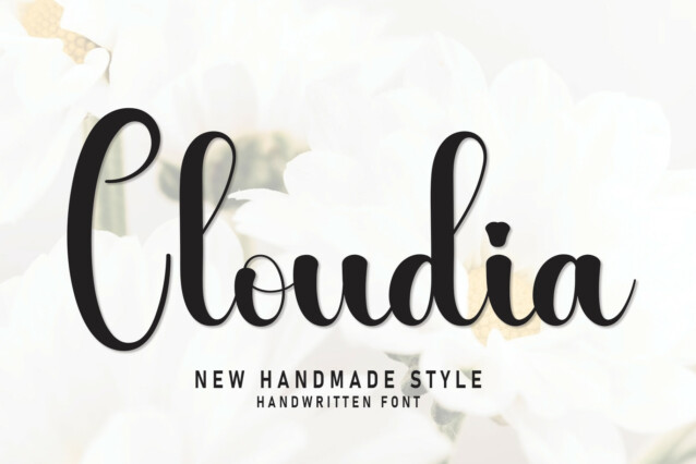 Cloudia Script Font