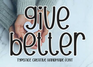 Give Better Script Font