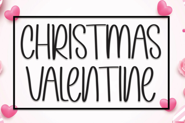 Christmas Valentine Display Font