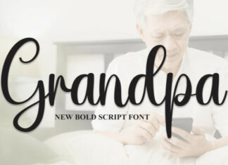 Grandpa Script Font