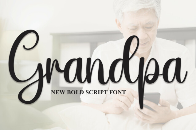 Grandpa Script Font