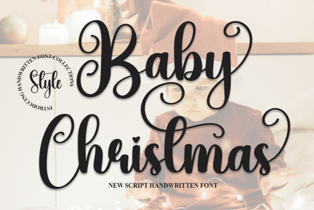 Baby Christmas Script Font