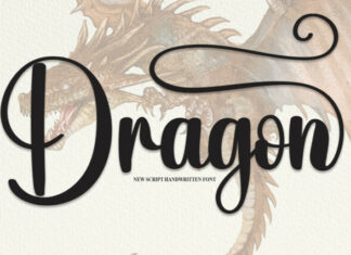 Dragon Script Font
