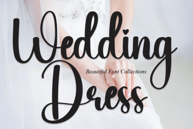 Wedding Dress Script Font