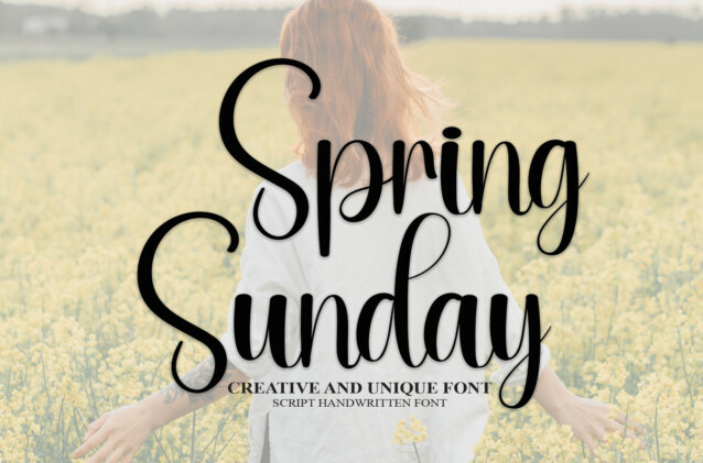 Spring Sunday Script Font