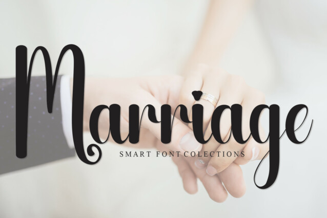 Marriage Script Font