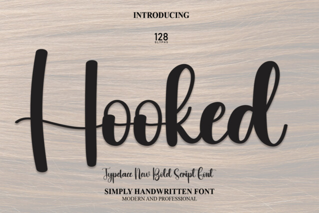 Hooked Script Font