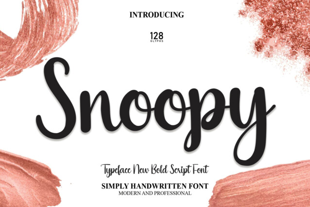 Snoopy Script Font