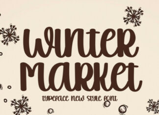 Winter Market Font