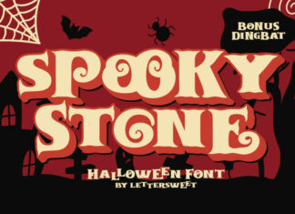 Spooky Stone Font