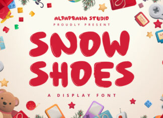 Snowshoes Font