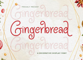 Gingerbread Display Font