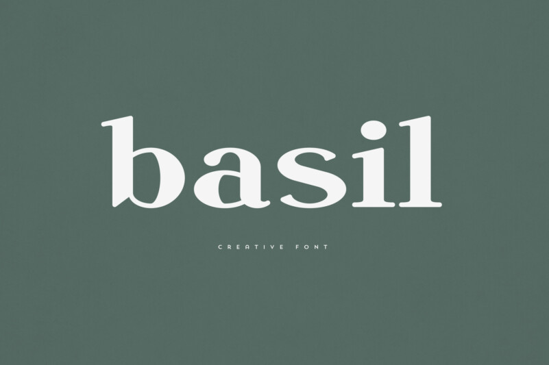 Basil Font Download Free Font