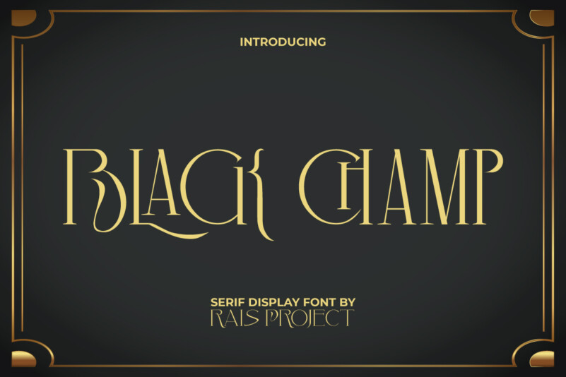Black Champ Font
