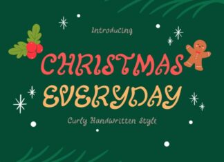 Christmas Everyday Font