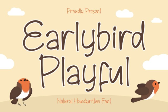 Earlybird Playful Display Font