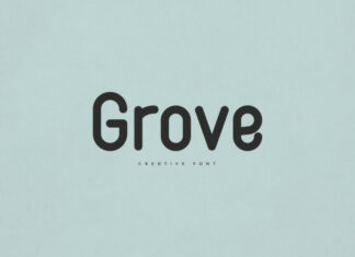 Grove Display Font