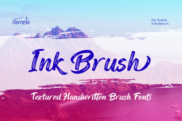 Ink Brush Font