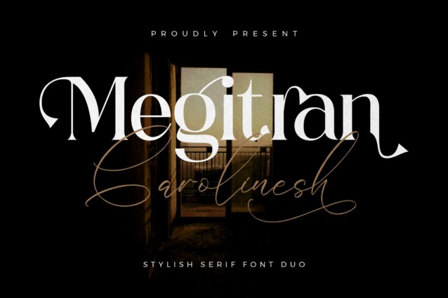 Megitran Carolinesh Font