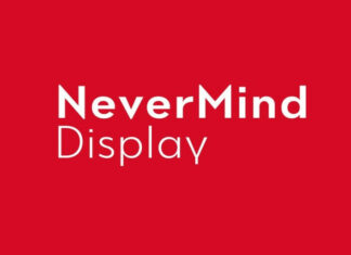 Nevermind Display Font