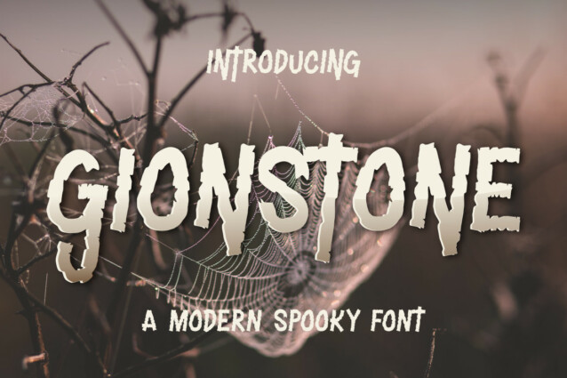 Gionstone Display Font