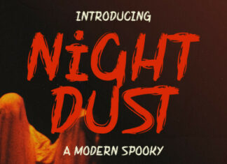 Night Dust Display Font