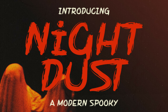 Night Dust Display Font