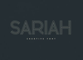 Sariah Display Font