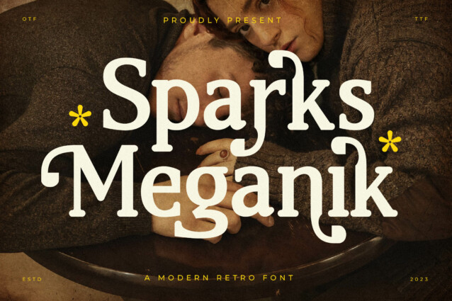 Sparks Meganik Font