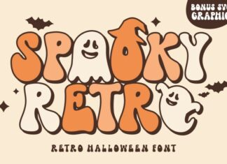 Spooky Retro Font