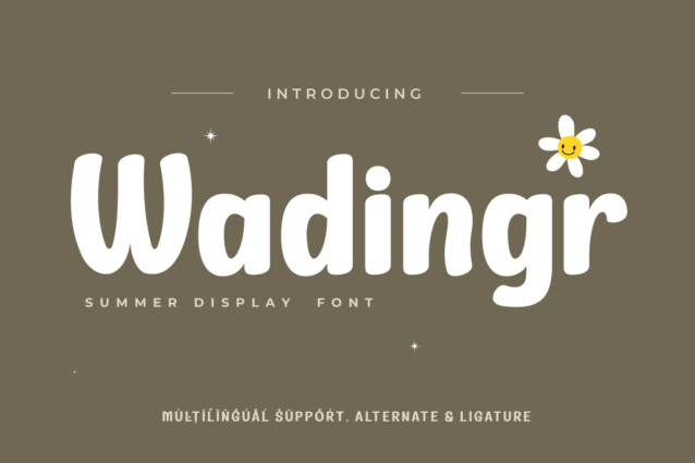 Wadingr Display Font
