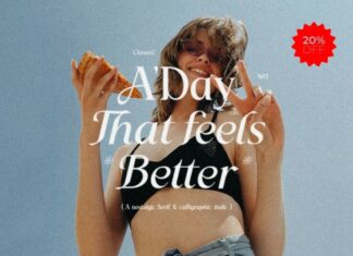 A'Day That Feels Better Font