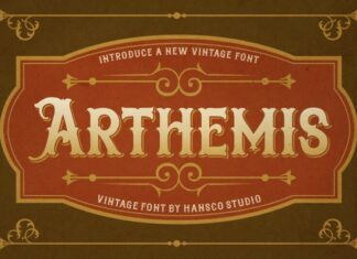 Arthemis Display Font