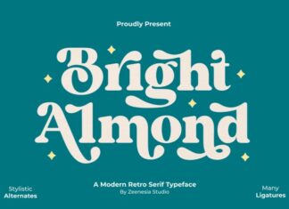 Bright Almond Font
