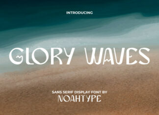 Glory Waves Font