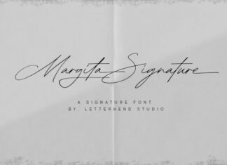 Margita Signature Font