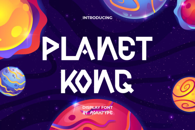 Planet Kong Display Font