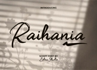 Raihania Font