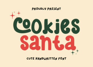 Cookies Santa Display Font