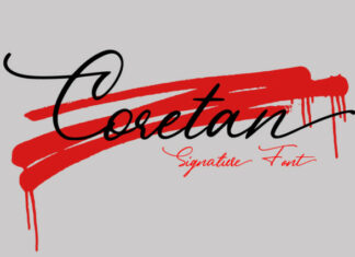 Coretan Font