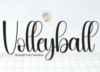 Volleyball Script Font