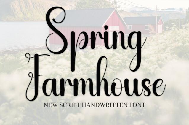 Spring Farmhouse Script Typeface