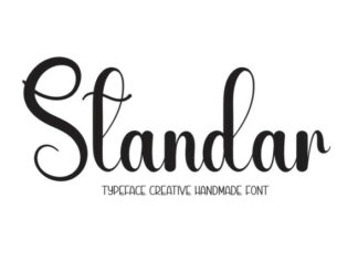 Standar Script Font