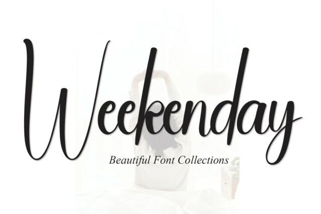 Weekenday Script Font
