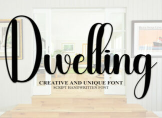 Dwelling Script Font