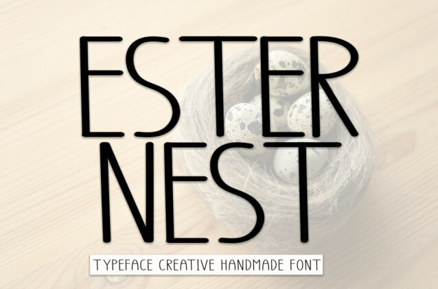 Ester Nest Display Font