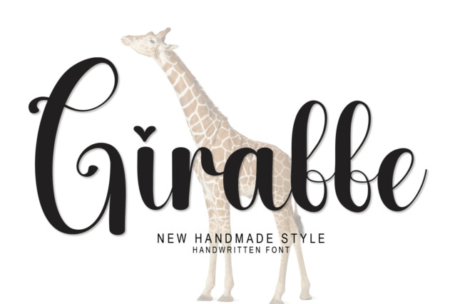 Giraffe Script Typeface