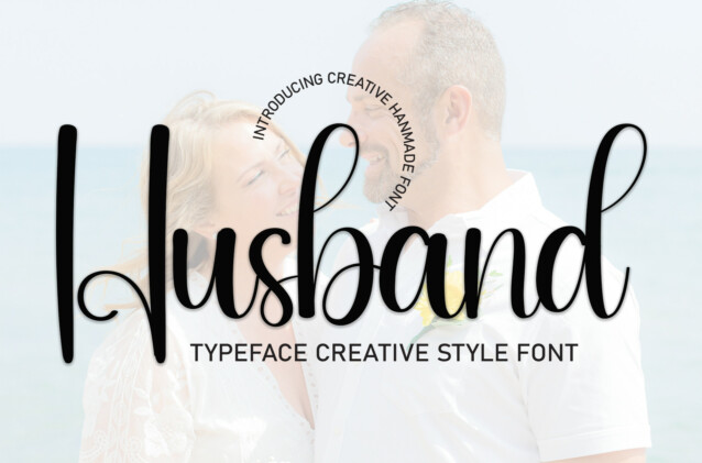 Husband Script Font