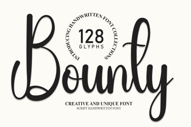 Bounty Script Font