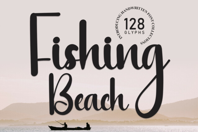 Fishing Beach Script Font
